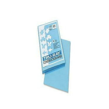 3PK PAC103016 Tru-Ray Construction Paper, 76lb, 9 x 12, Sky Blue, 50/Pack