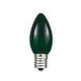 thumbnail image 2 of Novelty Lights Green C9 Incandescent Traditional Vintage Christmas Replacement Bulbs 25 Pack, 2 of 7