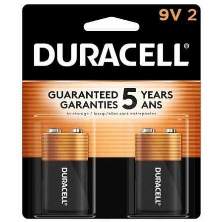 Duracell MN1604B2Z mn1604b2z- Duracell Coppertop "9v" 2-pk