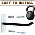 thumbnail image 5 of 4 Pack Heavy Duty Steel Garage Wall Mount Tire Wheel Storage Rack - Hooks for..., 5 of 5