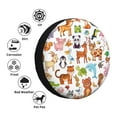 thumbnail image 4 of Kdxio Spare Tire Cover for RV Trailer, Waterproof Wheel Cover,Camper Spare Tire Cover Fit for Rv SUV Truck Travel Trailer 14 inch-Animal Cartoon Style, 4 of 8