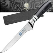 Kessaku 6-Inch Boning Knife - Ronin Series - Forged High Carbon 7Cr17MoV Stainless Steel - Pakkawood Handle with Blade Guard