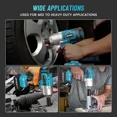 thumbnail image 5 of Seesii WH800 Cordless Impact Wrench 1300NM Brushless Impact Gun High Torque 1/2960Ft-lbs 2X 5.0Ah Battery for Makita, 5 of 6