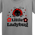 thumbnail image 4 of Inktastic Little Ladybug with Flowers Youth T-Shirt, 4 of 5
