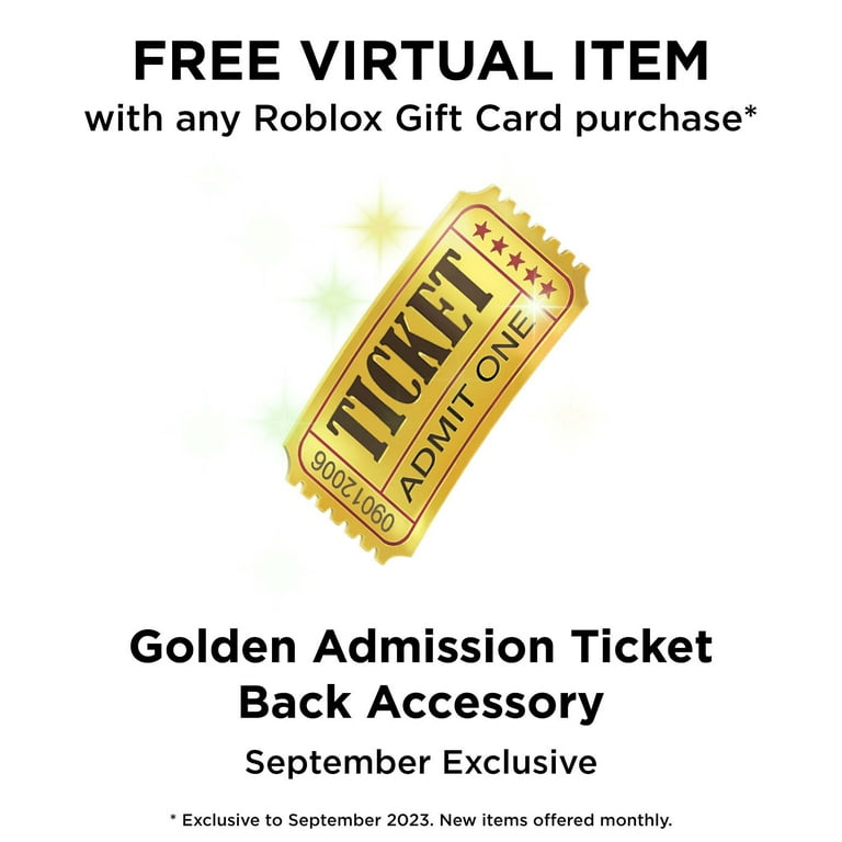 Roblox $25 Physical Gift Card - Walmart.Com