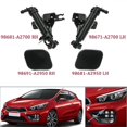 thumbnail image 2 of Front Left Car Headlamp Headlight Cleaning Washer Spray Nozzle Jet Cover Cap Compatible Kia Ceed 12-16 98671-a2700 98681-a2950 Banmo, 2 of 5