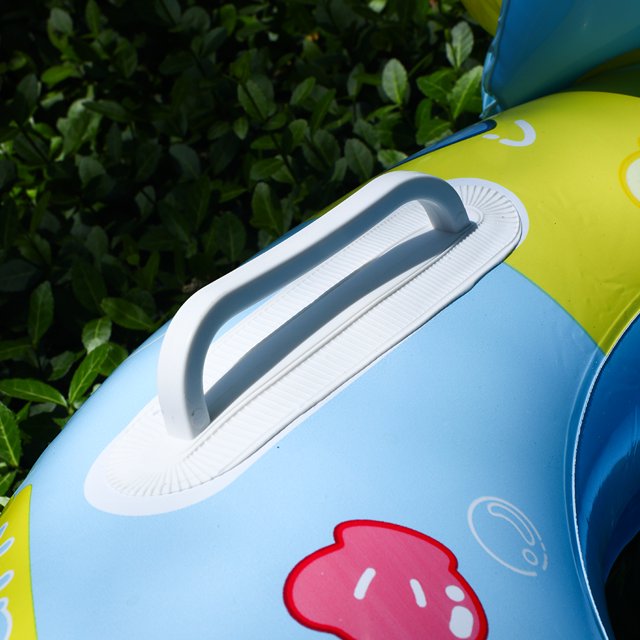 Ring Baby Swimming Asiento para niños con sombrilla para niños pequeños (ballena)
