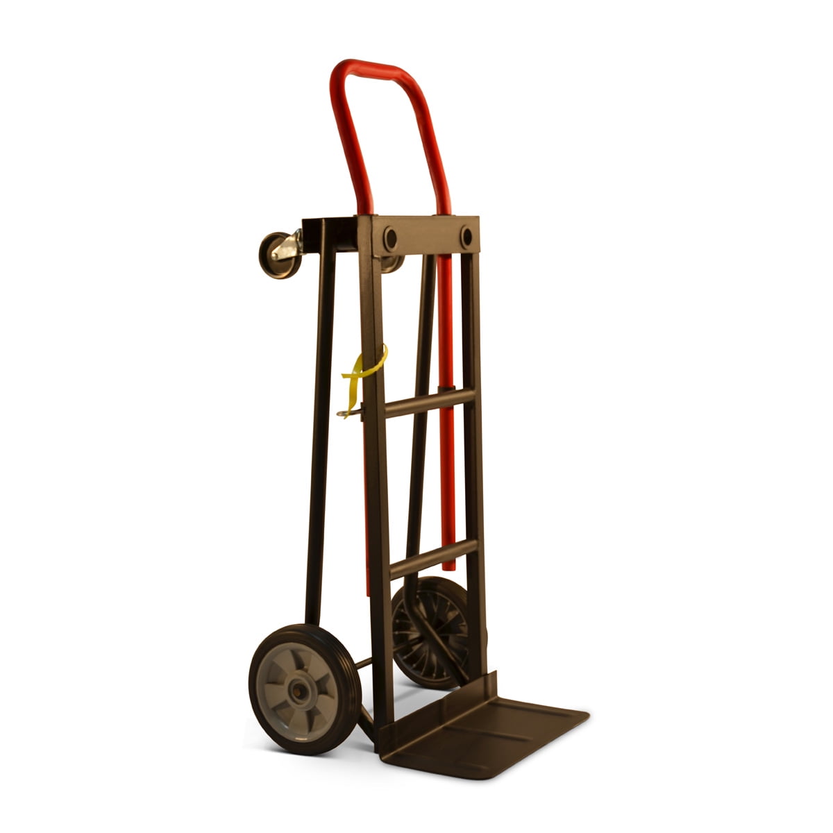 300 Pound Capacity Hand Truck All Purpose Solid Rubber Wheel Flow Back Handle 