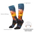 thumbnail image 4 of Sikiie Glowing Mushroom In Forest Knee Socks, High Socks Long Stretchy Sock Women Knee High Stocking, Long Socks for Women, 4 of 6