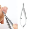 thumbnail image 4 of Nail Cuticle Scissor Non-slip Anti-rust Sharp Tight Closure Single Cross Spring Russian Style Dead Skin Cutter with Protective Cover Everyday Life, 4 of 8