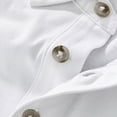 thumbnail image 6 of HCNTES Boys 5T Shirts Toddler White Shirt Boys' School Uniform Long Sleeve Polo Shirt, Button Closure, Comfortable Fabric A7 SHIRT(White,11-12 Years), 6 of 9