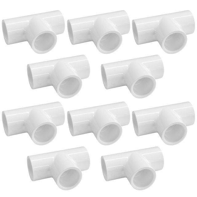 Conector de montaje de PVC en T, 1-1/4 pulgadas, LESSO, apto para muebles