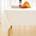 thumbnail image 2 of Smiry Waterproof Rectangle Tablecloth, 60x102 Beige Polyester Table Cloth, Decorative Table Cover, 2 of 7