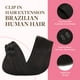 thumbnail image 3 of Extensiones de cabello con clip, cabello humano real, extensiones de cabello humano Remy con clip para mujeres, cabello, 3 of 5