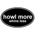 thumbnail image 3 of CafePress - Howl More Whine Less Black Oval Mug - 11 oz Ceramic Mug - Novelty Coffee Tea Cup, 3 of 6