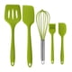 thumbnail image 1 of Juego de utensilios para hornear, juego de espátula de silicona de 5 piezas - Juego de utensilios de cocina para cocinar, verde, 1 of 5