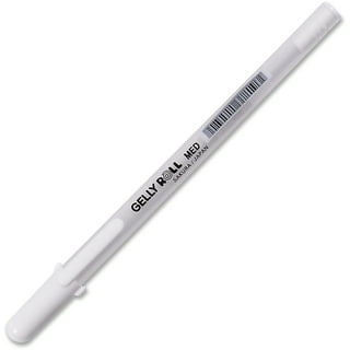 Sakura Gelly Roll Gel Pens, Opaque White, Fine Med & Bold Points 3 Pk