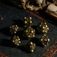 thumbnail image 2 of Cusdie 7-Die Metal DND Dice Set, Ball Tip Design Metal Polyhedral D&D Dice Set for DND Dungeons and Dragons TTRPG Role Playing Games, 2 of 5