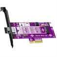 thumbnail image 1 of Tarjeta Adaptadora PCIE 5.0 A M2. Tarjeta de Remoto de Computadora. Tarjeta Adaptadora PCIE 5.0 X4 A M2 NVMe de 128 Gbps., 1 of 6