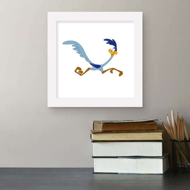 Looney Tunes Road Runner タペストリー ラグ 2枚セット Gallery Pops Looney Tunes - Classic Road Runner Wall Art, White