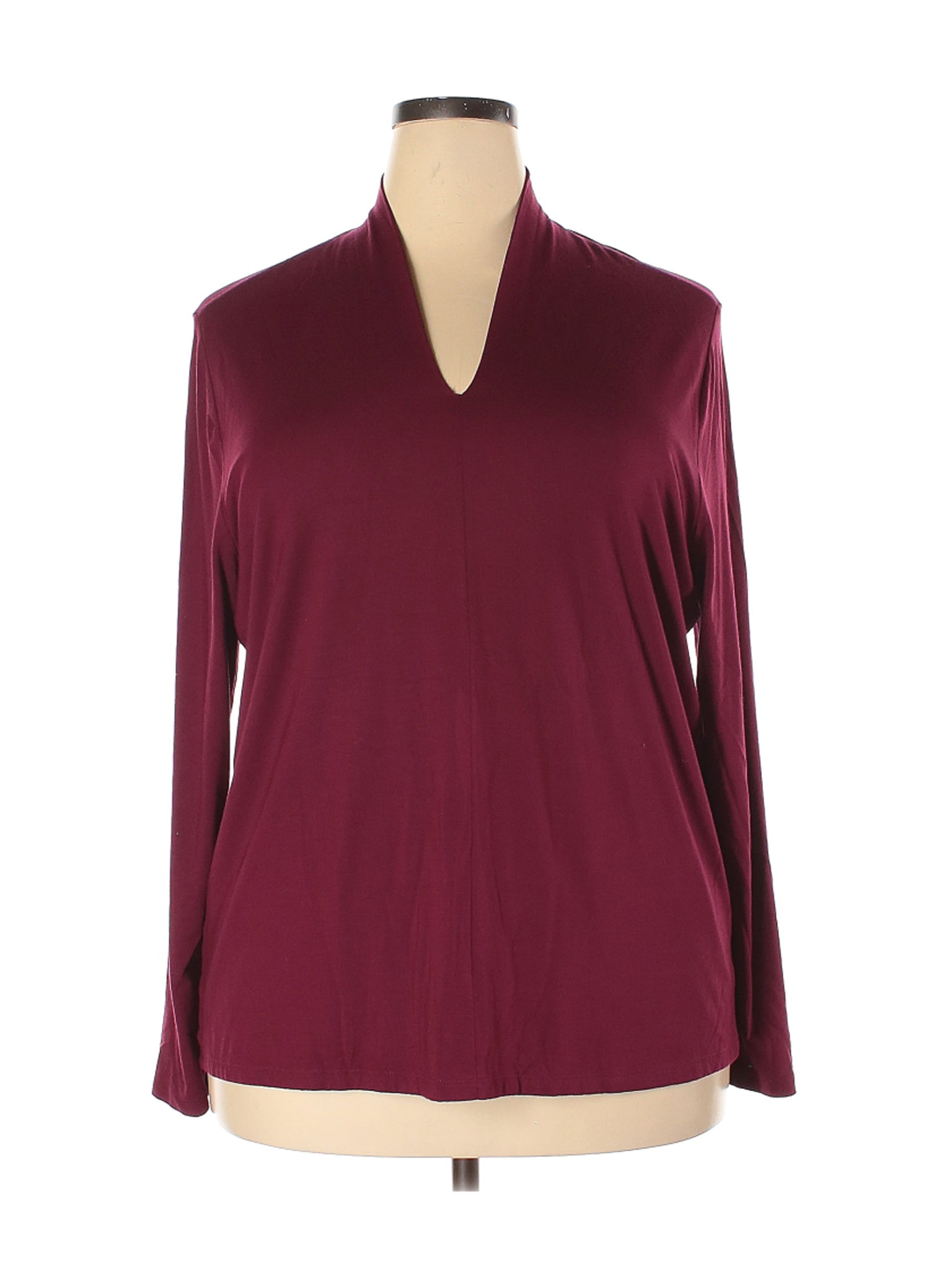 Talbots - Pre-Owned Talbots Women's Size 2X Plus Long Sleeve Top ...