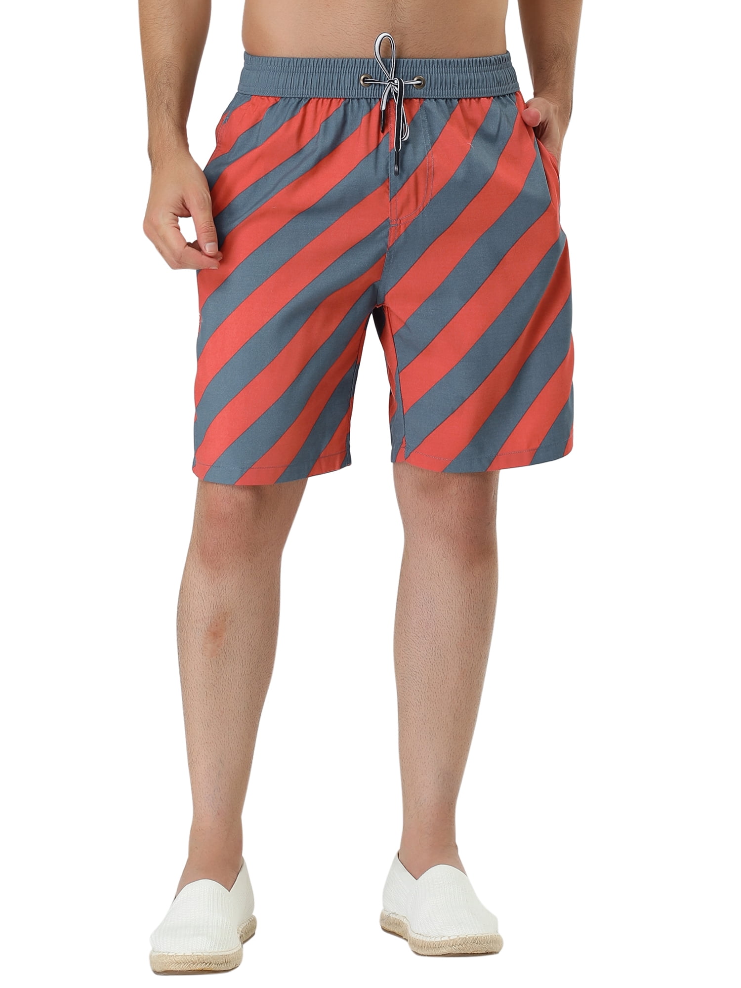 Mens Birds Color Pattern Shorts Lightweight Swim Trunks Beach Shorts,Boardshort