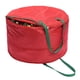 thumbnail image 3 of Bolsa de almacenamiento de nailon duradero, impermeable, resistente al desgarro, ligera, portátil, con cremalleras dobles, bolsa de almacenamiento para coronas navideñas, 3 of 7