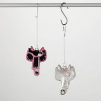 4"H Sullivans Western Saddle Christmas Ornaments Set of 2, Multicolor