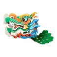 thumbnail image 4 of veasfak Handmade Paper Dragon DIY Material Practical DIY Craft Materials for Wedding Green, 4 of 9