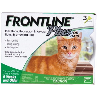 Frontline Plus for Cats - 3 pack Frontline Plus for Cats ...