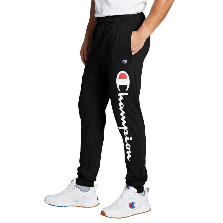 Champion Men s Classic Jersey Jogger Pants up to Size 2XL Walmart