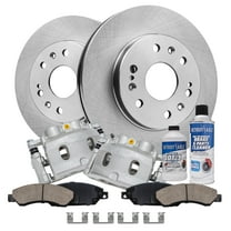 Detroit Axle - Front Disc Rotors Ceramic Pads Brake Calipers for 05-07 Chevrolet Silverado GMC Sierra 1500 07-08 Tahoe 07 Suburban Avalanche Yukon XL Cadillac Escalade: 12.99" Rotor