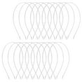 thumbnail image 4 of FRCOLOR 50Pcs Diy Hair Hoops For Craft Party Wedding Accessories Silver Round, 4 of 8