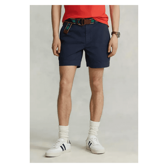 $89.5 Polo Ralph Lauren Men's, Classic Fit 6 Chino Short, Ink, 36
