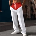 thumbnail image 2 of WEAIXIMIUNG Camo Sweatpants Men's Elastic Pants Assorted Color Breathable Loose Casual Pants, 2 of 9