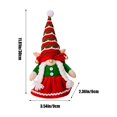 thumbnail image 3 of Decoraciones navideñas Fiudx Campanas de Rudolph gnomos sin rostro, 3 of 6