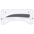 thumbnail image 1 of thinsony 8 Pairs Grooming Shaping Eyebrow Template Stickers Eyebrow Stencils Drawing Card, 1 of 1