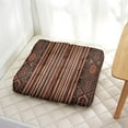 thumbnail image 4 of Dutch Velvet Square Meditation Pillow 22 Inch, Boho Style Floor Cushion for Yoga and Relaxation, 4 of 7