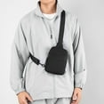 thumbnail image 4 of Openpig Crossbody Bag for Men Women Trendy, Small Sling Bag Fanny Packs, Black Chest Bag Cross Body Purse Travel Essentials, 4 of 7