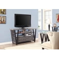 thumbnail image 2 of 2-drawer TV Console Black and Grey, 2 of 2