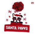 thumbnail image 1 of Christmas Hats Santa Elk Knitted Beanie Hat With LED Light Up Gift For Kids, 1 of 6