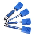 thumbnail image 4 of <p>Flush Trim Bit Flush Trim Router Bit Double Bearings Flush Trim Bit Straight Bit 4Pcs Flush Trim Bit Set 6mm Shank Top Double Bearings Straight Router Professional Woodworking, 4 of 7