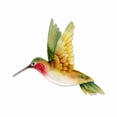 thumbnail image 4 of Eangee Home Design Hummingbird Wall Decor Yellow And Green, Capiz and Metal, Indoor / Outdoor Safe, 12x1x12 Inches, 4 of 6