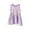Purples, variant on LLYWEY Girls Ruffle Flowy Dress, Summer Crew Neck Sleeveless Tank Dresses Color Block Casual Party Sundress, Style BY-61, Pinks, 5T