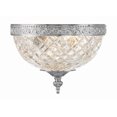 thumbnail image 2 of Crystorama Support de Plafond en Cristal Chromé à 2 Lumières, 2 of 4