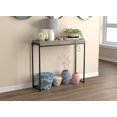 thumbnail image 1 of Safdie & Co. Console Table 35L Dark Taupe Sunken Tray, 1 of 4