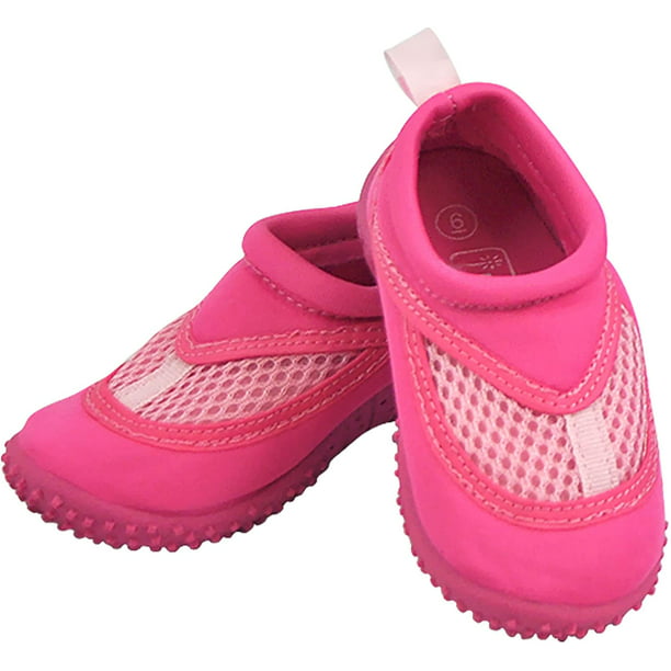 Iplay Baby Girls Sand and Water Swim Shoes Kids Aqua Socks for Babies,  Infants, Toddlers, and Children Hot Pink Size 5 / Zapatos De Agua -  