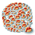thumbnail image 1 of Delicious Stationery Stickers Pancake Kids Stickers Food DIY Stickers for Luggage Notebooks Computers, 1 of 5