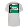 thumbnail image 3 of Men's '47  Gray Seattle Seahawks Chrome Plate Franklin T-Shirt, 3 of 3