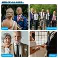 thumbnail image 6 of Uxcell Wedding Wrist Corsage, 6 Pcs Prom Party Artificial Flower Wrist Corsage, Orange, 6 of 6